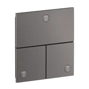 AXOR ShowerSelect ID Valve for concealed installation square for 3 functions, Brushed Black Chrome