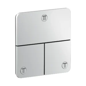 AXOR ShowerSelect ID Valve for concealed installation softsquare for 3 functions, Chrome
