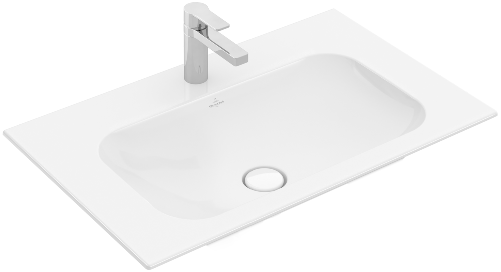 Villeroy & Boch Finion Vanity washbasin, 800 x 500 x 160 mm, White Alpin CeramicPlus, without overflow