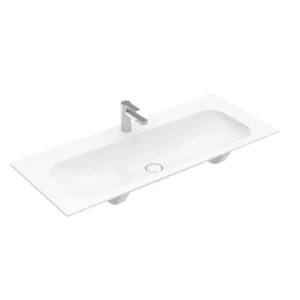 Villeroy & Boch Finion Vanity washbasin, 1200 x 500 x 160 mm, White Alpin CeramicPlus, with concealed overflow, unground