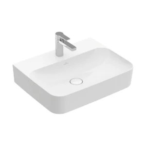 Villeroy & Boch Finion Washbasins, 600 x 470 x 164 mm, White Alpin CeramicPlus, with concealed overflow