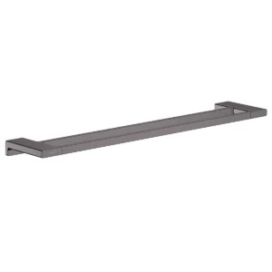 AddStoris Double bath towel rail  Brushed Black Chrome