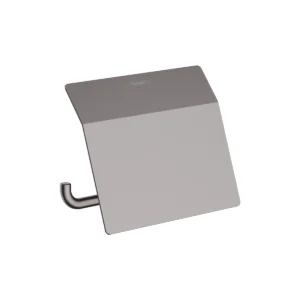 AddStoris Roll holder with cover  Brushed Black Chrome