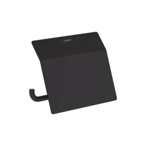 AddStoris Roll holder with cover  Matt Black