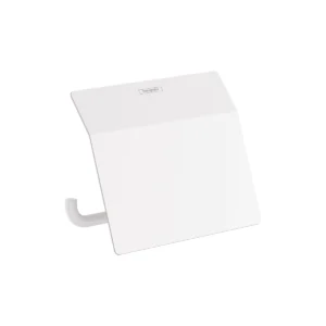 AddStoris Roll holder with cover  Matt White