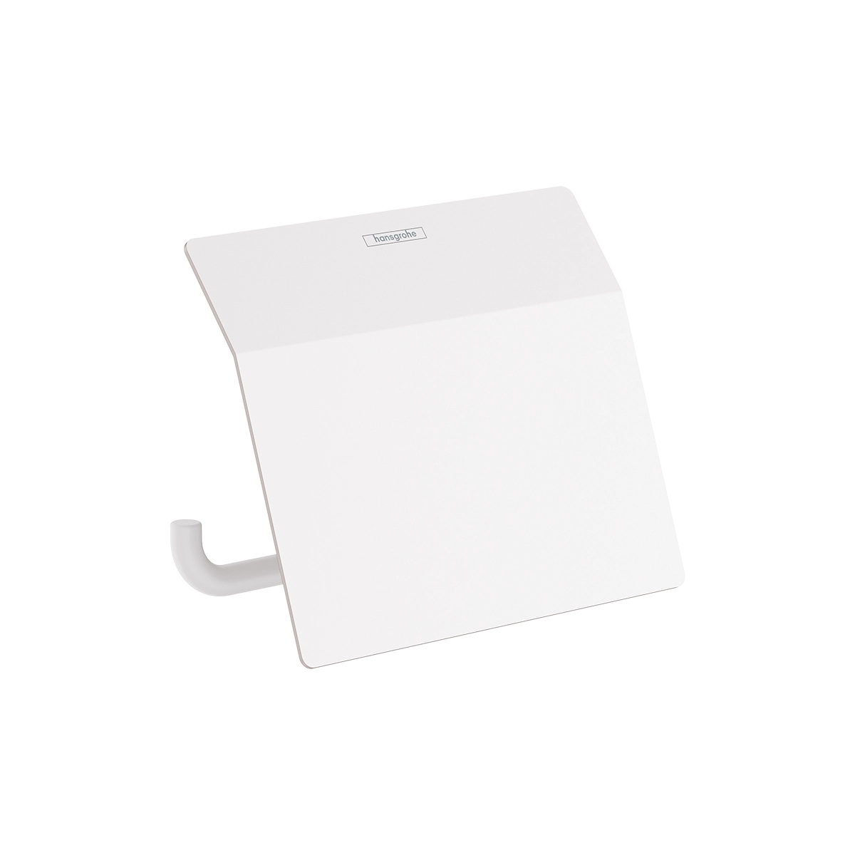 AddStoris Roll holder with cover Matt White