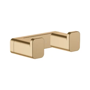 AddStoris Towel hook double  Brushed Bronze