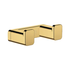 AddStoris Towel hook double  Polished Gold Optic