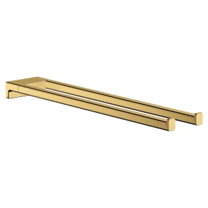 AddStoris Towel holder twin handle  Polished Gold Optic