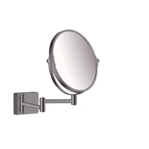 AddStoris Shaving mirror  Brushed Black Chrome