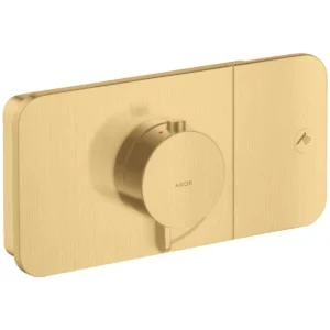 AXOR One Thermostatic module for concealed installation for 1 outlet - Brushed Gold-Optic