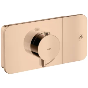 AXOR One Thermostatic module for concealed installation for 1 outlet - Polished Redgold