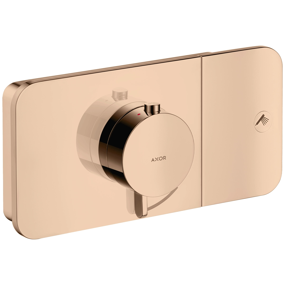 AXOR One Thermostatic module for concealed installation for 1 outlet - Polished Redgold
