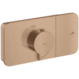 AXOR One Thermostatic module for concealed installation for 1 outlet - Brushed Redgold