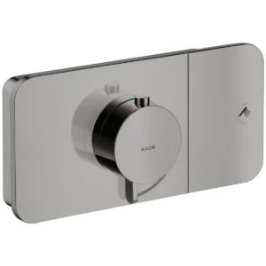 AXOR One Thermostatic module for concealed installation for 1 outlet - Polished Black Chrome