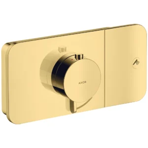 AXOR One Thermostatic module for concealed installation for 1 outlet - Polished Gold-Optic