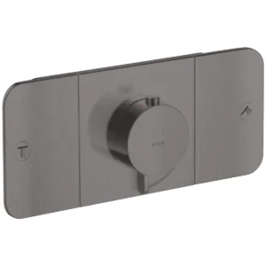 AXOR One Thermostatic module for concealed installation for 2 outlets - Brushed Black Chrome