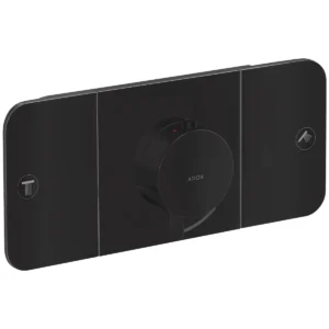 AXOR One Thermostatic module for concealed installation for 2 outlets - Matt Black