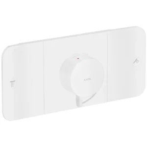 AXOR One Thermostatic module for concealed installation for 2 outlets - Matt White