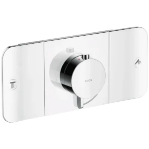AXOR One Thermostatic module for concealed installation for 2 outlets - Stainless Steel Optic
