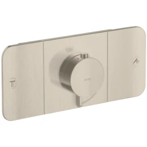 AXOR One Thermostatic module for concealed installation for 2 outlets - Brushed Nickel