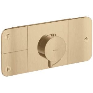 AXOR One Thermostatic module for concealed installation for 3 outlets - Brushed Bronze