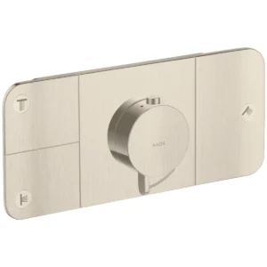AXOR One Thermostatic module for concealed installation for 3 outlets - Brushed Nickel