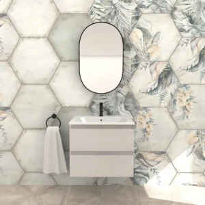 IVX Roma 60cm 2 Drawer Vanity Unit Inc. Basin