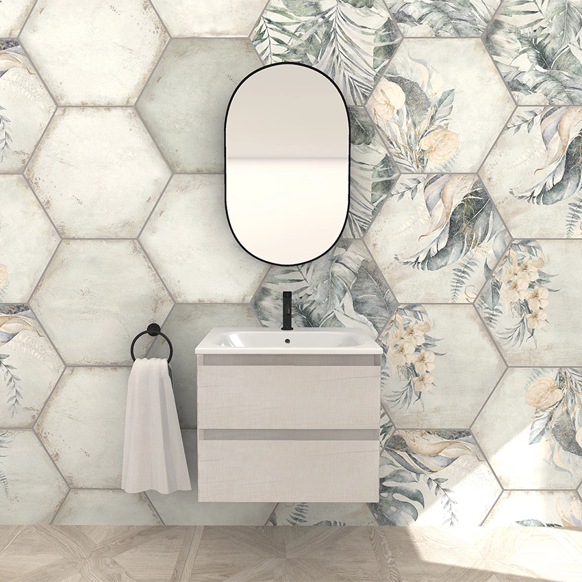 IVX Roma 60cm 2 Drawer Vanity Unit Inc. Basin