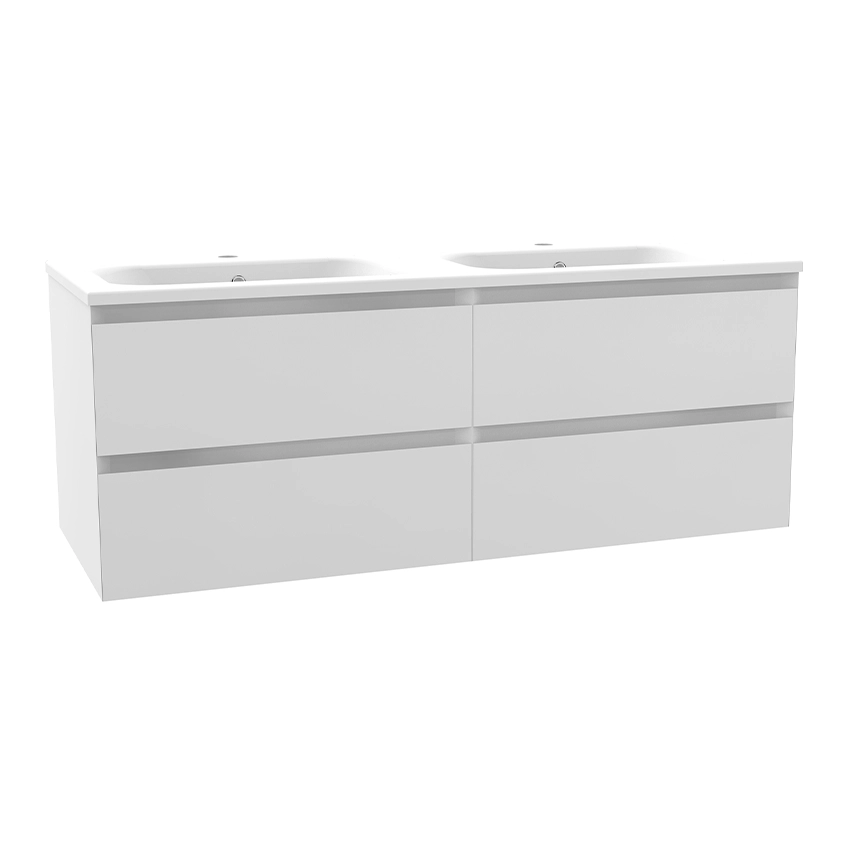 IVX Roma 120cm 2 Drawer Vanity Unit Inc. Basin - Image 2