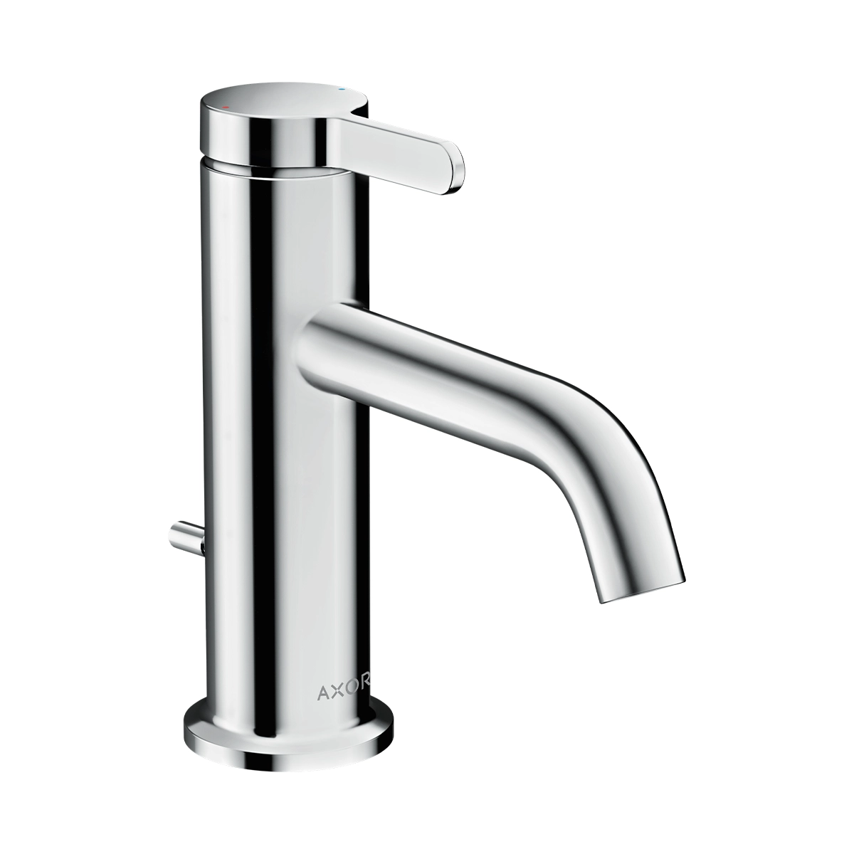 AXOR One Single lever basin mixer 70 with lever handle and pop-up waste set - Chrome