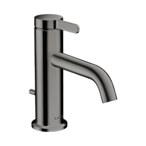 AXOR One Single lever basin mixer 70 with lever handle and pop-up waste set - Polished Black Chrome