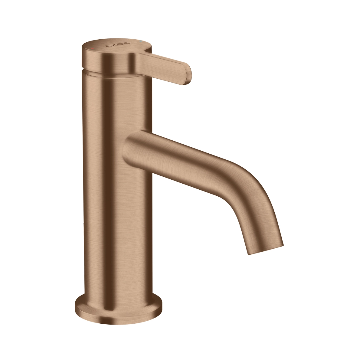 AXOR One Single lever basin mixer 70 with lever handle and waste set - Brushed Redgold