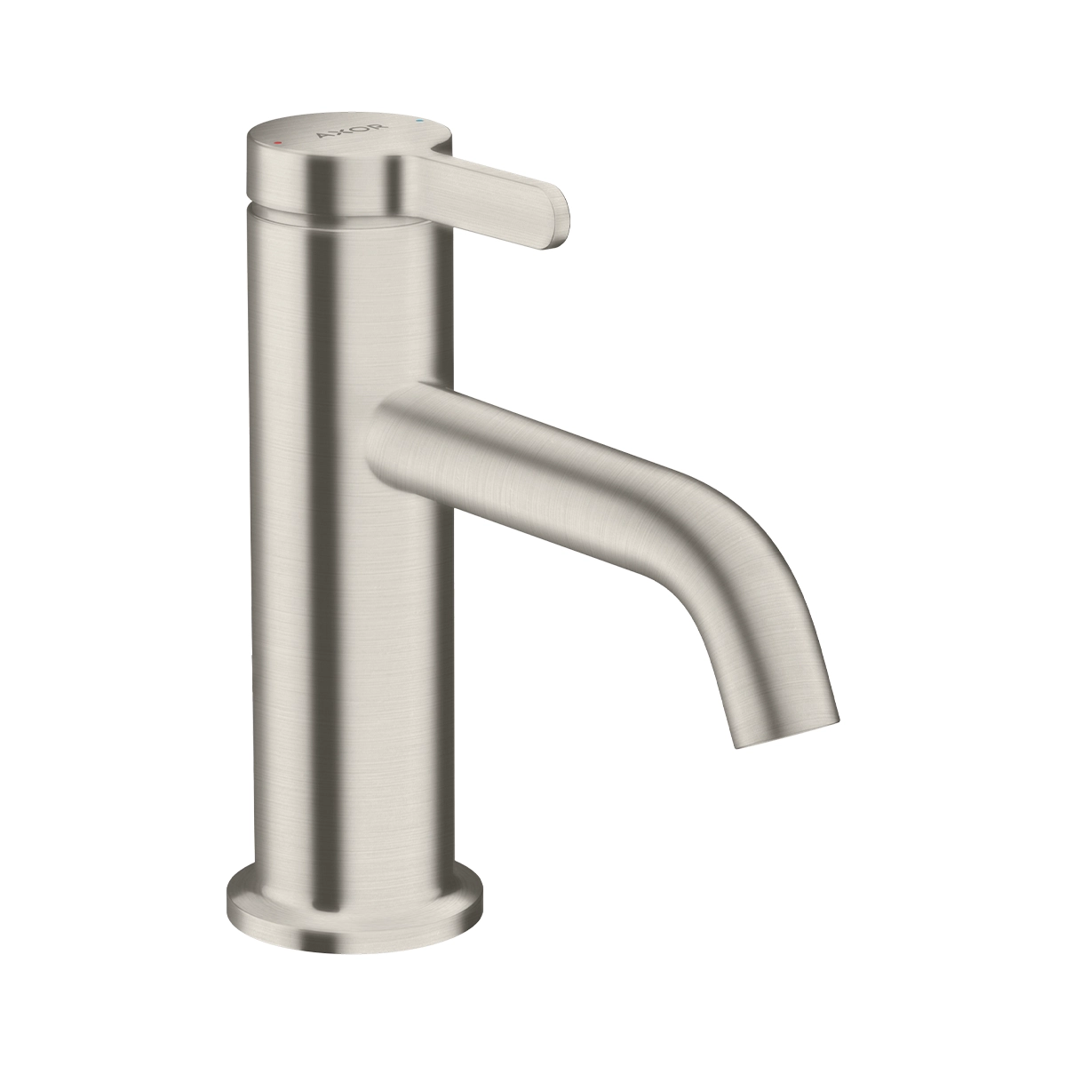 AXOR One Single lever basin mixer 70 with lever handle and waste set - Stainless Steel Optic