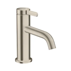 AXOR One Single lever basin mixer 70 with lever handle and waste set - Brushed Nickel