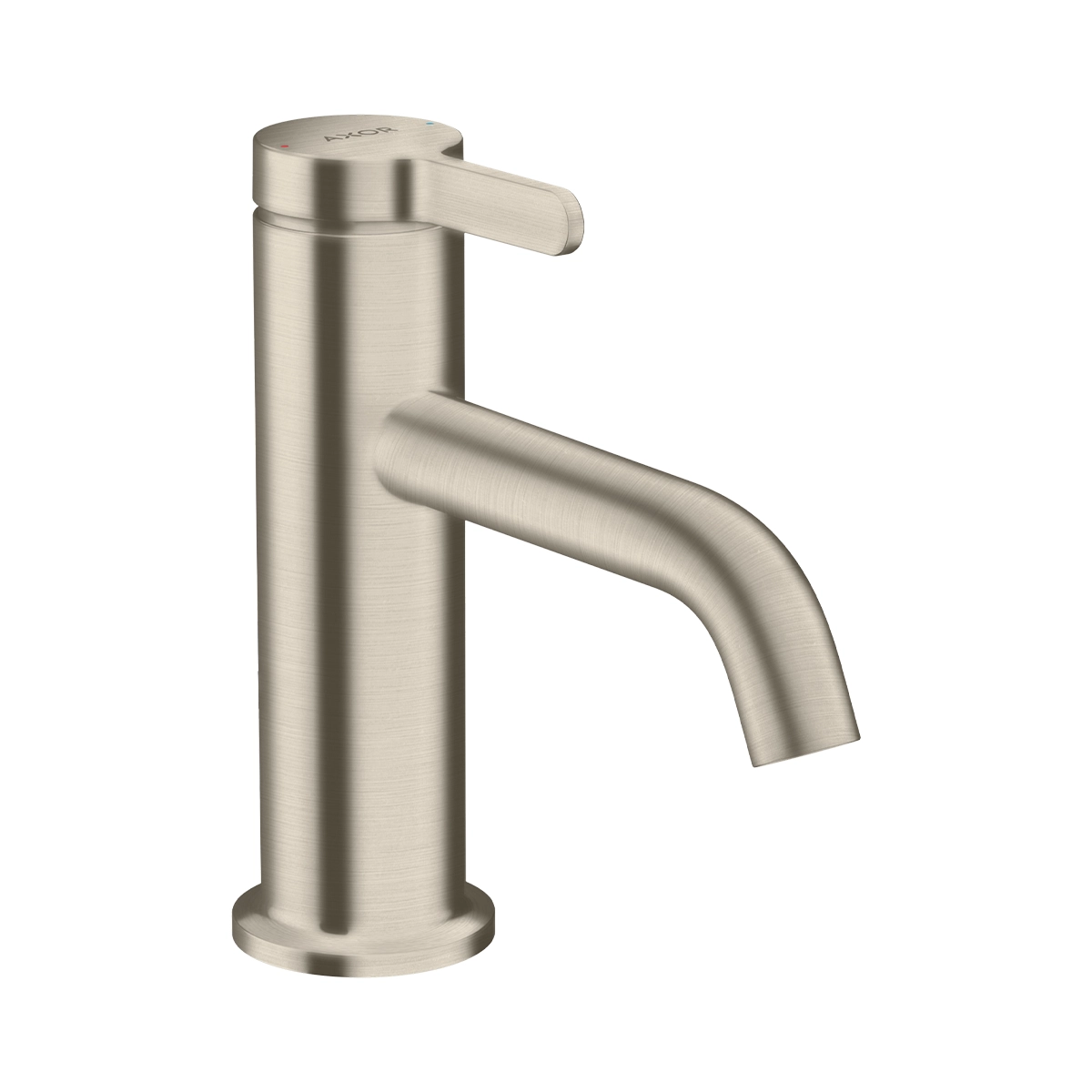 AXOR One Single lever basin mixer 70 with lever handle and waste set - Brushed Nickel