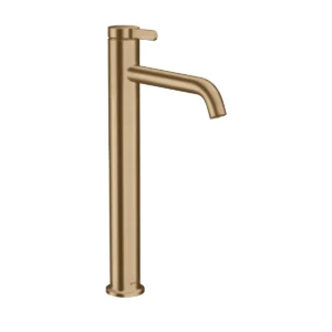 AXOR One Single lever basin mixer 260 with lever handle and waste set - Brushed Bronze