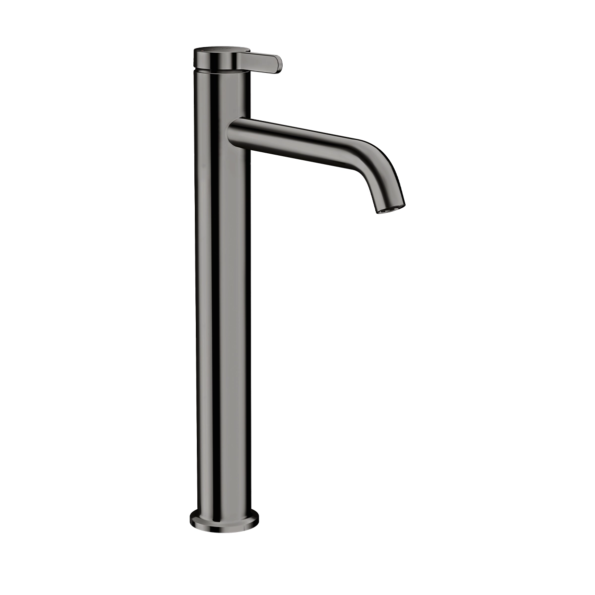 AXOR One Single lever basin mixer 260 with lever handle and waste set - Polished Black Chrome