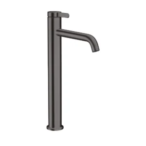 AXOR One Single lever basin mixer 260 with lever handle and waste set - Brushed Black Chrome