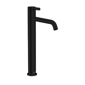 AXOR One Single lever basin mixer 260 with lever handle and waste set - Matt Black