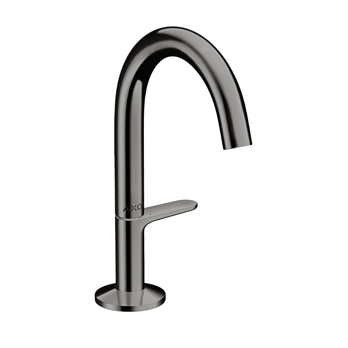 AXOR One Basin mixer Select 140 with push-open waste set - Polished Black Chrome