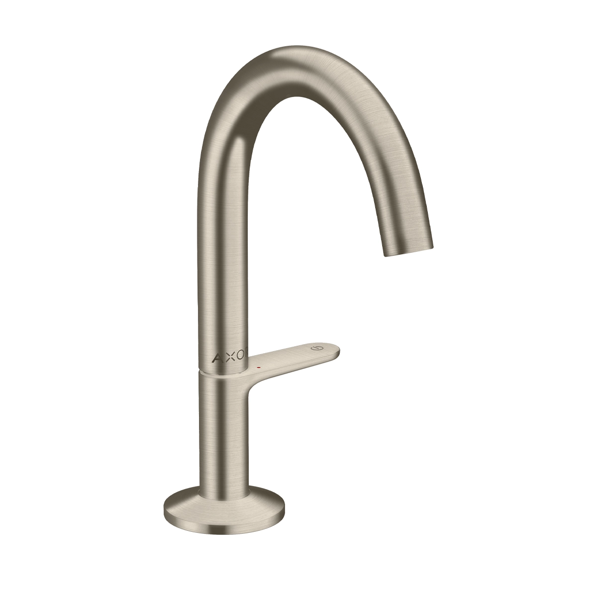 AXOR One Basin mixer Select 140 with push-open waste set - Brushed Nickel