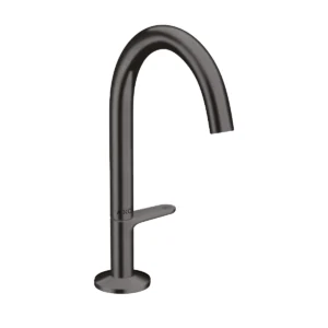 AXOR One Basin mixer Select 170 with push-open waste set - Brushed Black Chrome