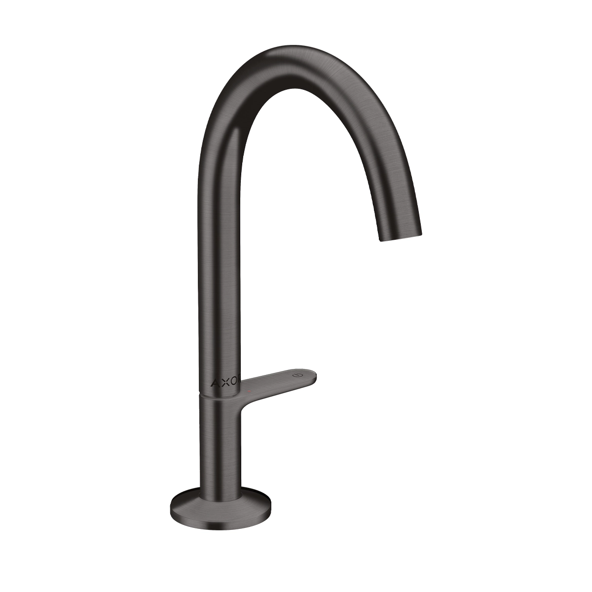 AXOR One Basin mixer Select 170 with push-open waste set - Brushed Black Chrome