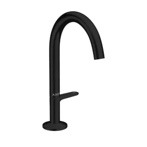 AXOR One Basin mixer Select 170 with push-open waste set - Matt Black