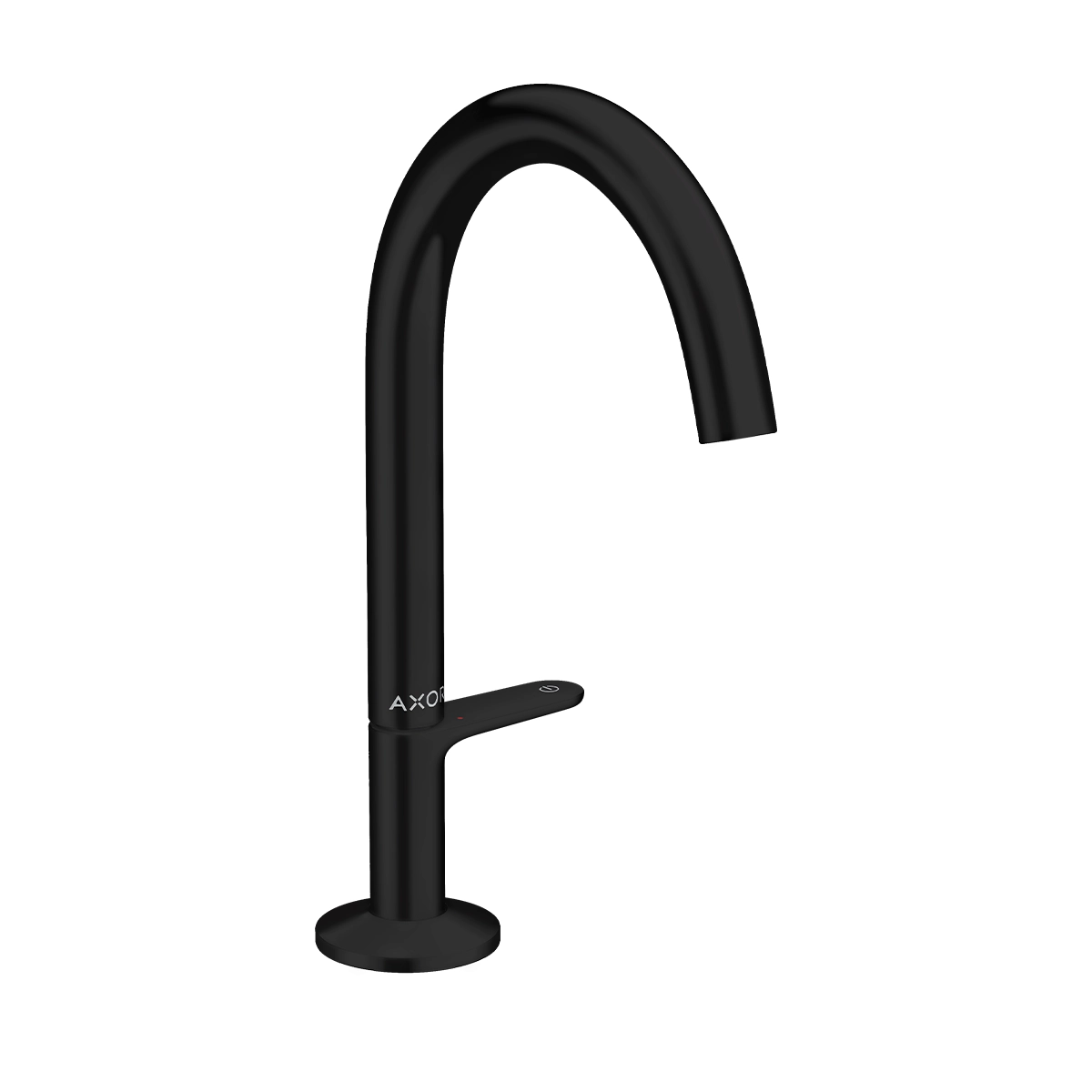 AXOR One Basin mixer Select 170 with push-open waste set - Matt Black