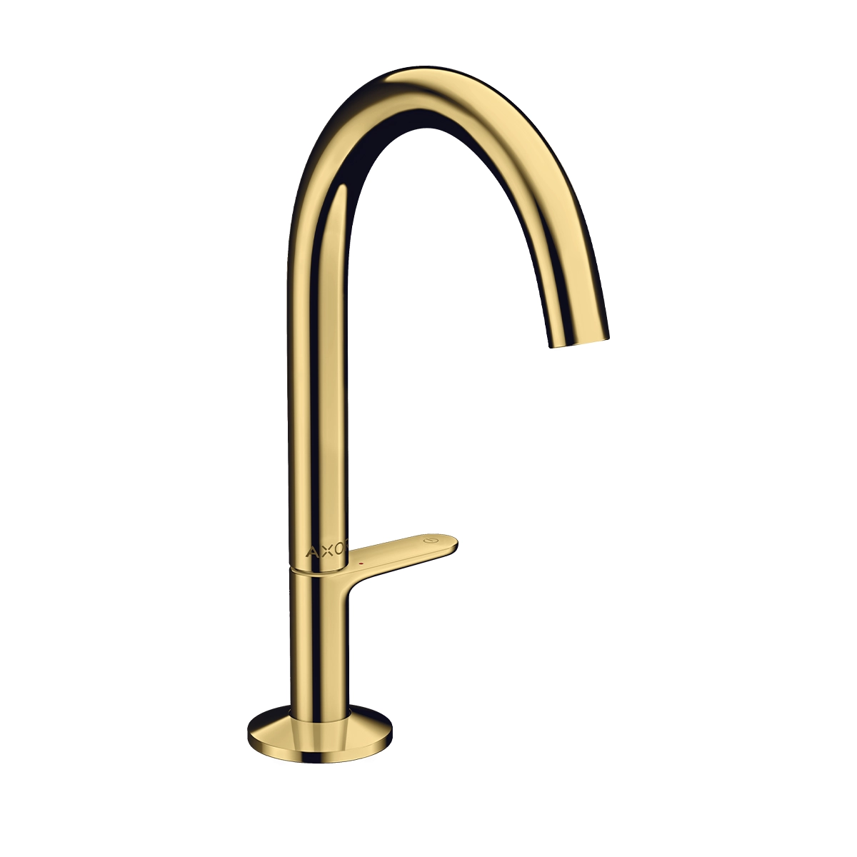 AXOR One Basin mixer Select 170 with push-open waste set - Polished Gold-Optic