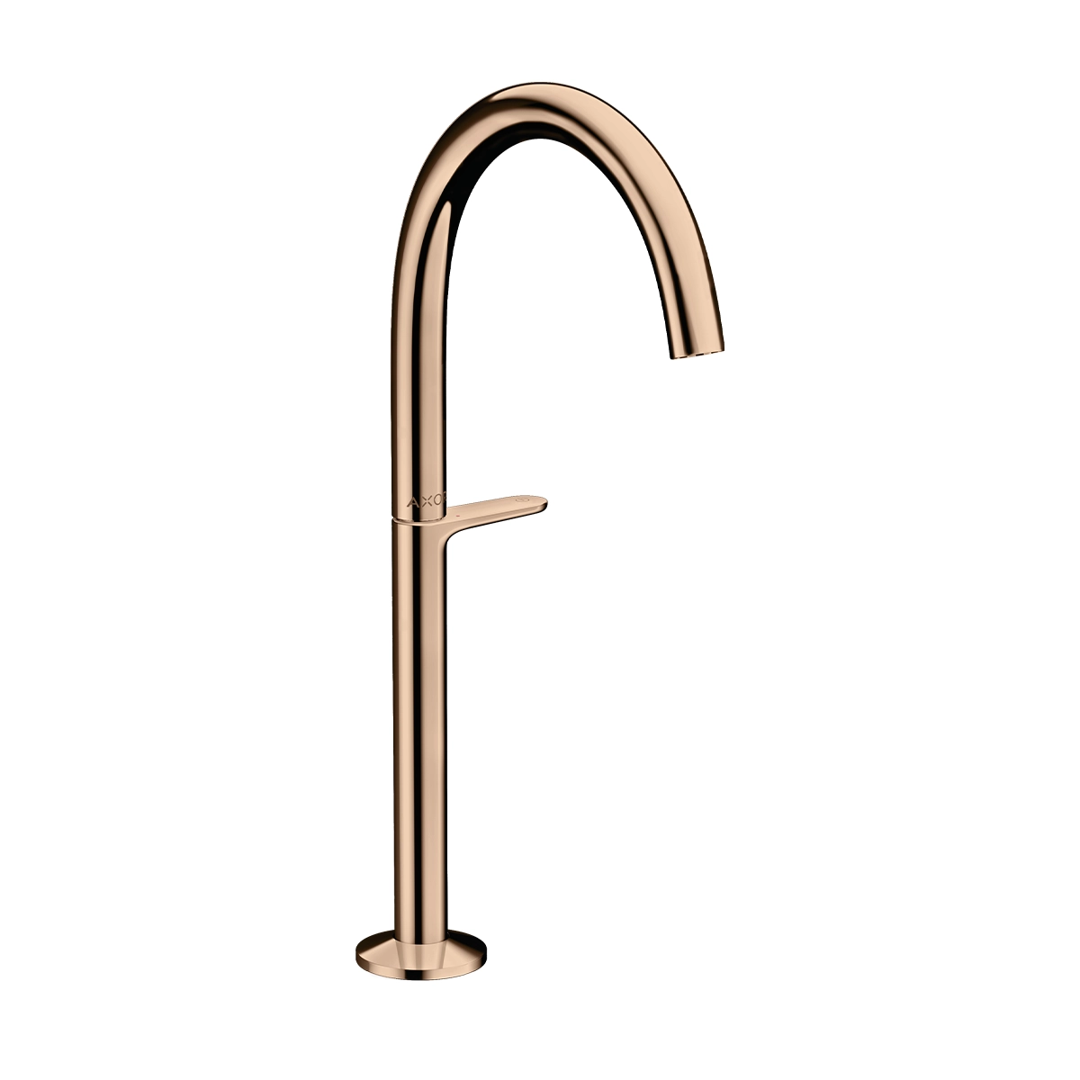 AXOR One Basin mixer Select 260 for wash bowls with push-open waste set - Polished Redgold