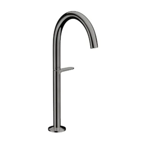 AXOR One Basin mixer Select 260 for wash bowls with push-open waste set - Polished Black Chrome