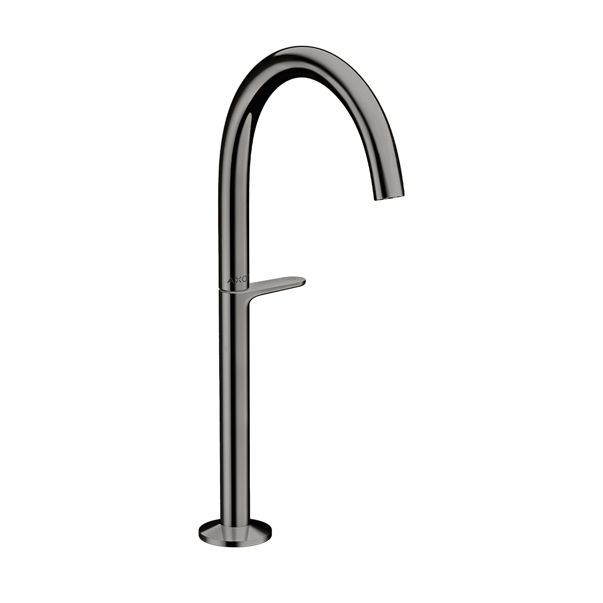 AXOR One Basin mixer Select 260 for wash bowls with push-open waste set - Polished Black Chrome